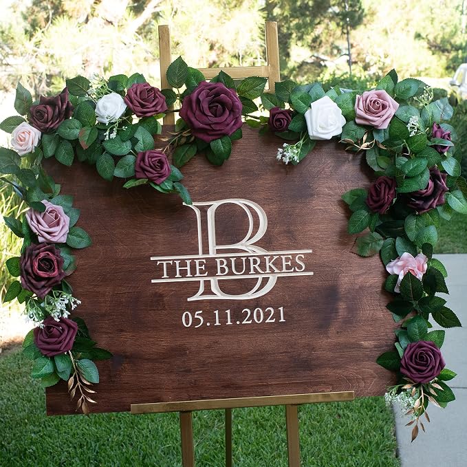 Personalized Wedding Guest Book Alternative with Last Name & Date, 5 Colors, 4 Sizes, Rustic Wedding Decorations, Includes Signing Marker, D3 - Image 8