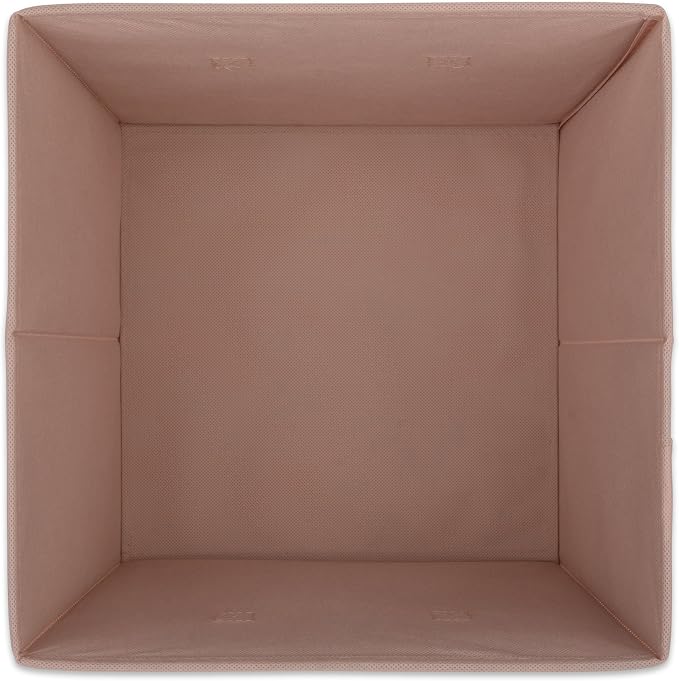 DII Collapsible Storage Organizer Bin, Small, 11" Cube, Pink, 2 Count - Image 6