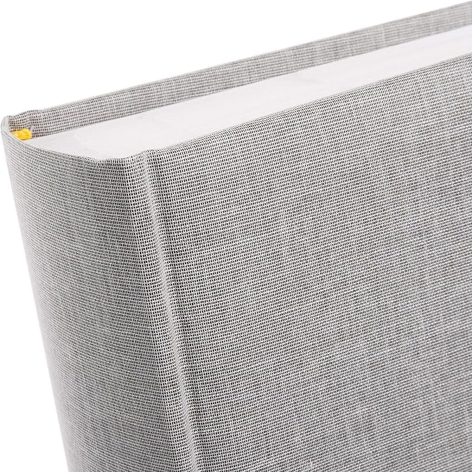 Goldbuch Summertime Trend 2 Linen Cover Photo Album, 30 x 31 cm, 60 Pages, 336 Capacity, Grey - Image 4