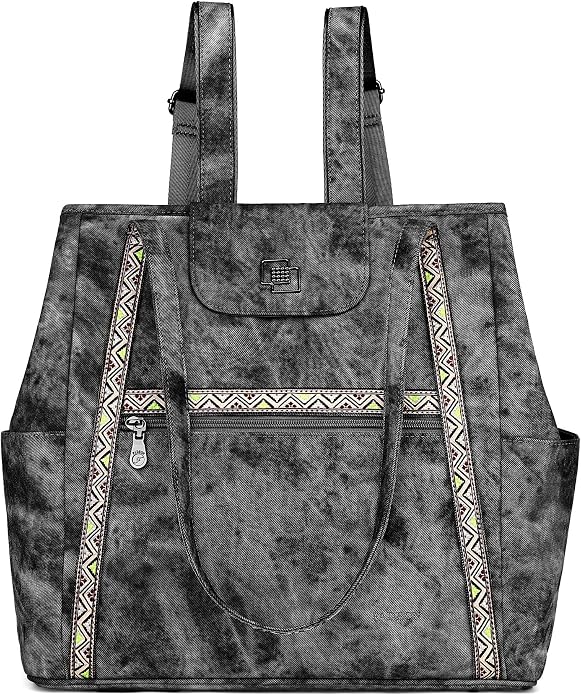 Large Laptop Tote Bag for Women Designer Leather Laptop Bag, 15.6in | Fashion Travel Backpack Purse Shoulder Handbag Fits 15.6 Laptop, Daily, Work, Business Trip, Weekend Travel, Teacher - Image 9