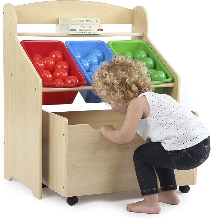 Humble Crew Kids' Store-All Unit, Natural Finish (TB816) - Image 4