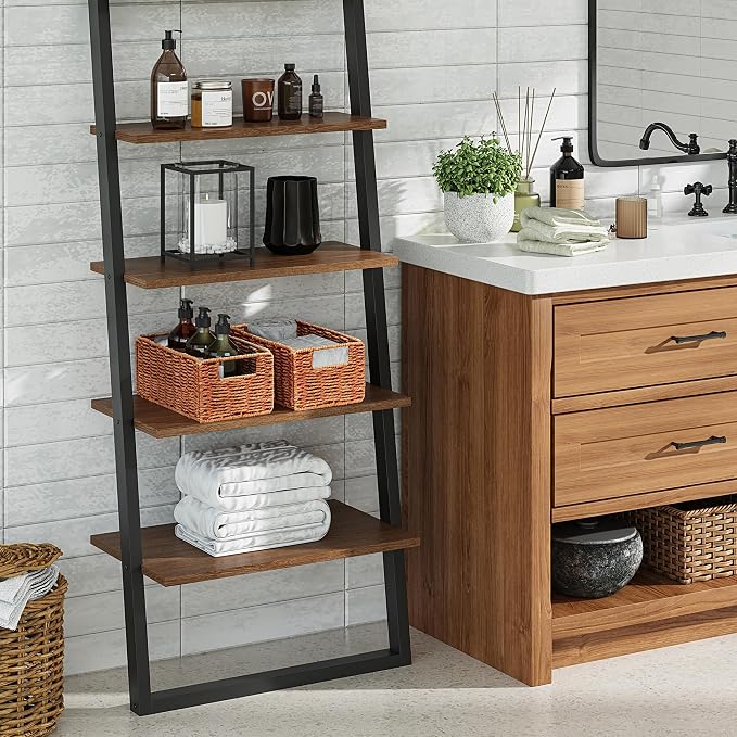 Wicker Storage Basket, Set of 2 Hand-Woven Paper Rope Wicker Basket, Small Storage Baskets for Organizing Toilet Paper, Foldable Small Cube Organizer Bins for Shelves (Orange) - Image 7