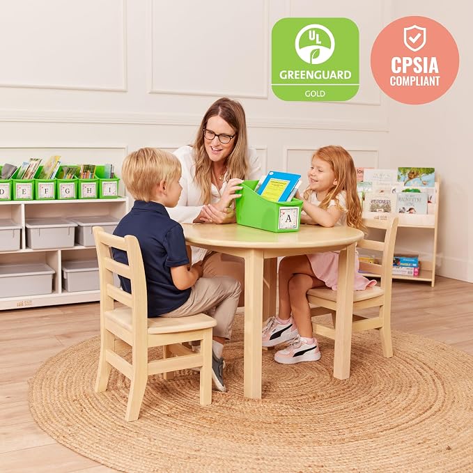 ECR4Kids Linking Plastic Storage Book Bin, Multipurpose Organization, Neon Green, 10-Piece | Durable plastic with built-in handles, interlocking, nestable, ideal for books, magazines, and files in a classroom or office - Image 6