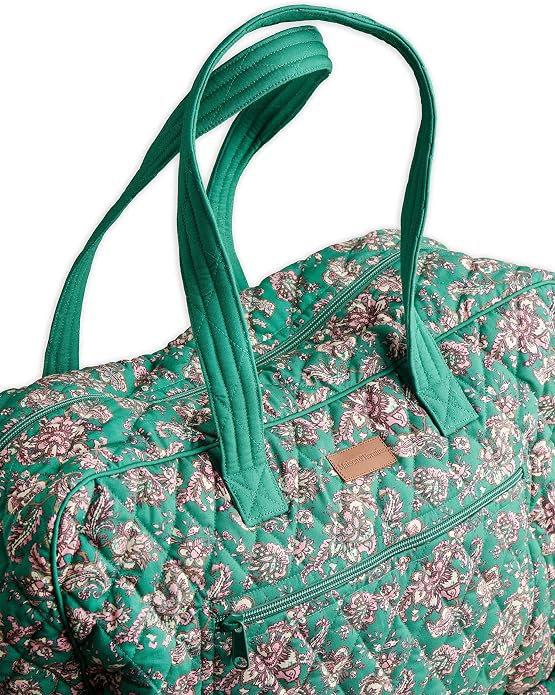 Maison d' Hermine Weekender Bags for Women Cotton Quilted Duffel Overnight Luggage Weekend Bag for Men Gym Gifts Travel | Overnight Luggage Weekend Bag for Men Gym Sports Gifts Duffle bag Business Travellers Trip Spring Summer - Image 8