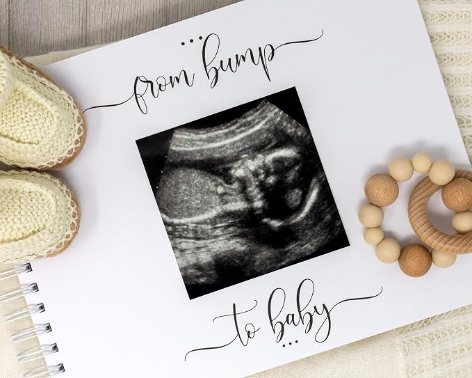 Personalized Pregnancy Journal (15 Center Designs) - Hardcover Pregnancy Memory Book Customized with Baby’s Name, Nickname or Phrase - Prompted Journal for New Moms (Ivory Dots) - Image 4
