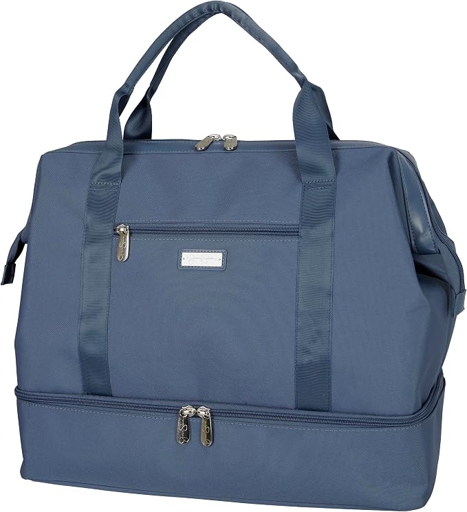 Jessica Simpson Countryside Weekender Duffel 100% Polyester Drop Bottom Bag - Image 2