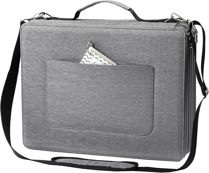 600-Slot Colored Pencil Case, 5-Layer Zipper with Shoulder strap and Handle | Organizer Bag for Pencil Storage Case for Artist Painter Office Sketch Travel Supplies by Lbxgap