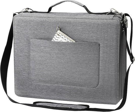 600-Slot Colored Pencil Case, 5-Layer Zipper with Shoulder strap and Handle | Organizer Bag for Pencil Storage Case for Artist Painter Office Sketch Travel Supplies by Lbxgap