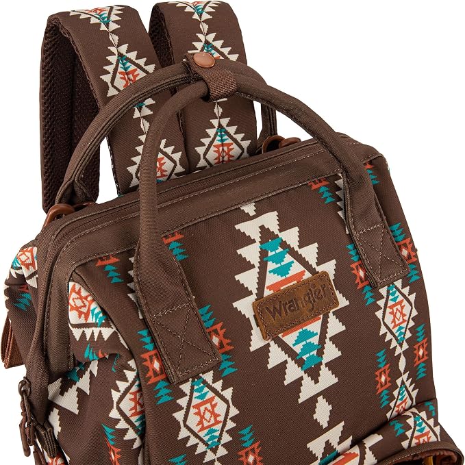 Wrangler Callie Diaper Bag Backpack with Stroller Straps Multifunction Baby Travel Bag WG2204-9110CF - Image 4