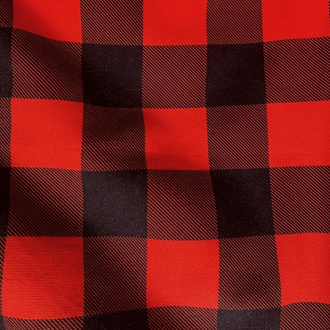 Bean Bag Stuffed Animal Storage Chair Cover (No Filler) for Kids and Adults, Soft Premium Buffalo Check Plaid Cotton Canvas, 3ft (Cover Only) - Image 5