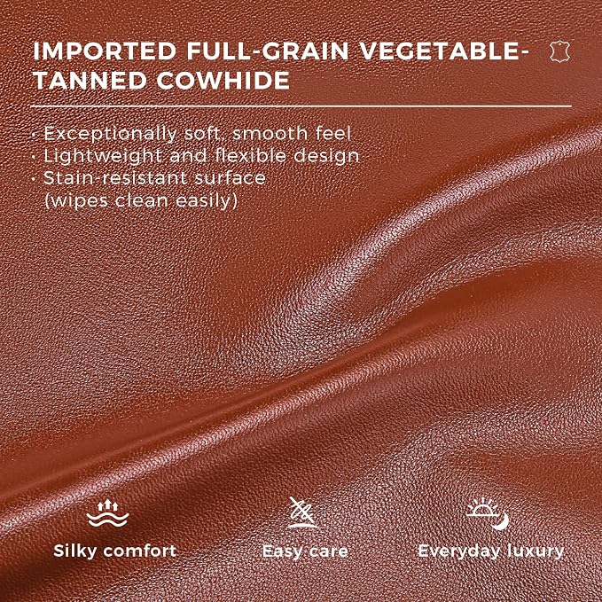 Genuine Leather Work Tote Bag for Women Large Vintage Tote Bag with Zipper Leather Purse and Handbags - Image 3