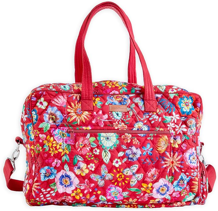 Maison d' Hermine Weekender Bags for Women Cotton Quilted Duffel Overnight Luggage Weekend Bag for Men Gym Gifts Travel | Overnight Luggage Weekend Bag for Men Gym Sports Gifts Duffle bag Business Travellers Trip Spring Summer by MaisondHermine