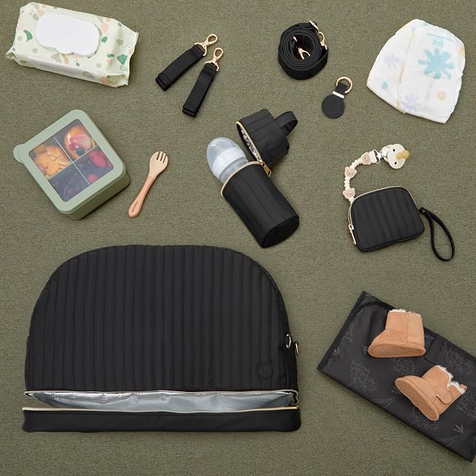 Hannah&Sophia Unisex Kids Hannah & Sophia Weekender 5pc Diaper Bag Set - Image 10
