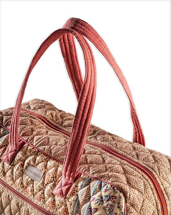 Maison d' Hermine Weekender Bags for Women Cotton Quilted Duffel Overnight Luggage Weekend Bag for Men Gym Gifts Travel | Overnight Luggage Weekend Bag for Men Gym Sports Gifts Duffle bag Business Travellers Trip Spring Summer - Image 8