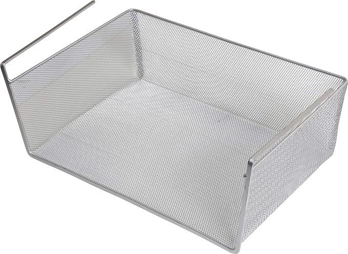 YBM Home Under Shelf Basket - Mesh Stainless Steel Storage Under Cabinet Hanging Basket Rack Maximize Space in Cabinets, Pantry Room, Bathroom, Laundry Room, and More, 1131 by YBMHome