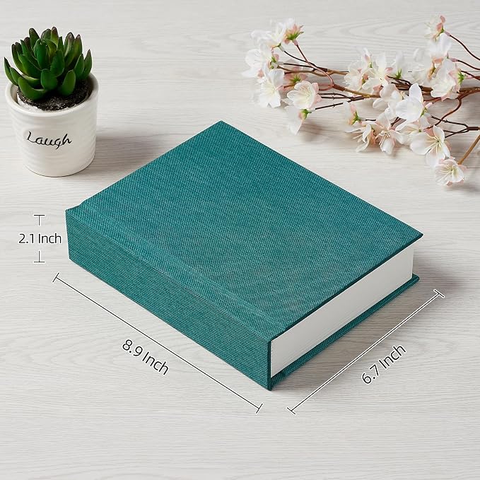 Pssoss 5x7 Photo Album with Writing Space, Linen Cover, 30 Photos | High-GSM writable pages with easy slip-in pockets for weddings, baby photos, family memories, travel, and anniversaries. - Image 2
