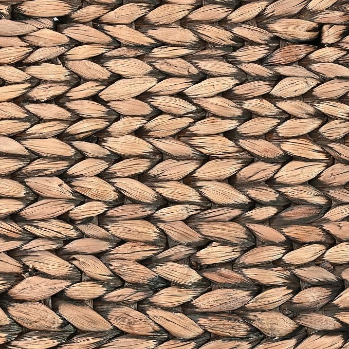 happimess Nellie 3-Piece Hyacinth Boat Wicker Storage Baskets 17", Brown | Farmhouse Classic Handwoven Nesting Design, Integrated Handles, Decor For Living Room Bedroom Nursery, Toy Blanket Organizers - Image 5