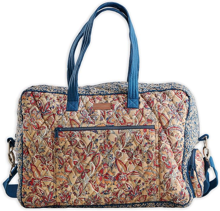 Maison d' Hermine Weekender Bags for Women Cotton Quilted Duffel Overnight Luggage Weekend Bag for Men Gym Gifts Travel | Overnight Luggage Weekend Bag for Men Gym Sports Gifts Duffle bag Business Travellers Trip Spring Summer by MaisondHermine