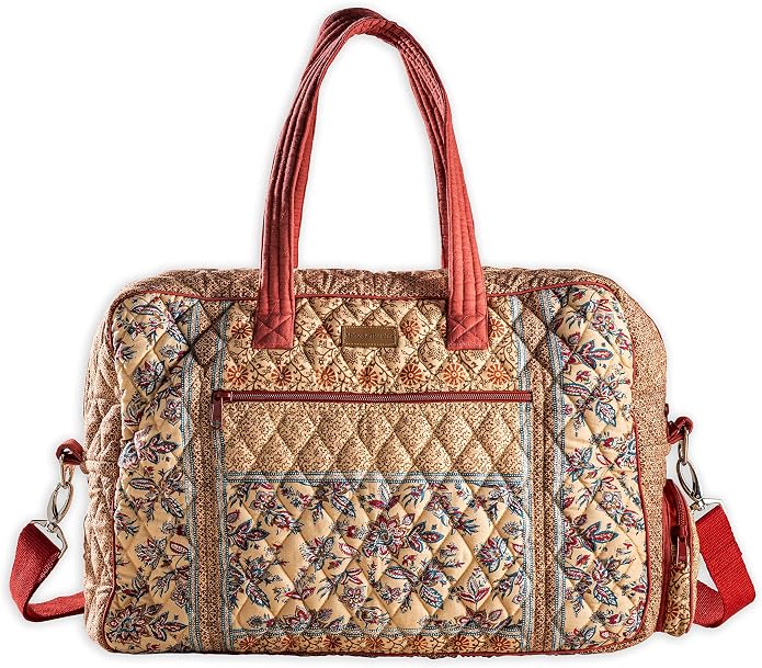 Maison d' Hermine Weekender Bags for Women Cotton Quilted Duffel Overnight Luggage Weekend Bag for Men Gym Gifts Travel | Overnight Luggage Weekend Bag for Men Gym Sports Gifts Duffle bag Business Travellers Trip Spring Summer by MaisondHermine